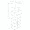 Zapatera ZTB01 50cm Blanco