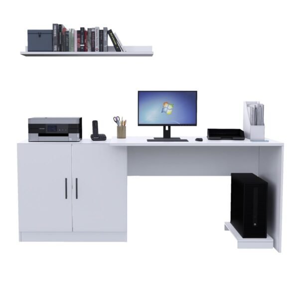 Escritorio Oficina ZB01 188cm Blanco