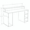 Escritorio Gamer GameDesk23 150cm Negro