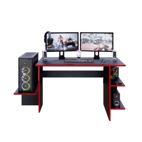 Escritorio Gamer GameDesk7 136cm Negro