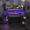Escritorio Gamer GameDesk23 150cm Negro