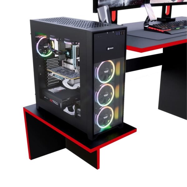 Escritorio Gamer GameDesk7 136cm Negro