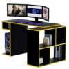 Escritorio Gamer GameDesk18 133 X 80 Cm Negro