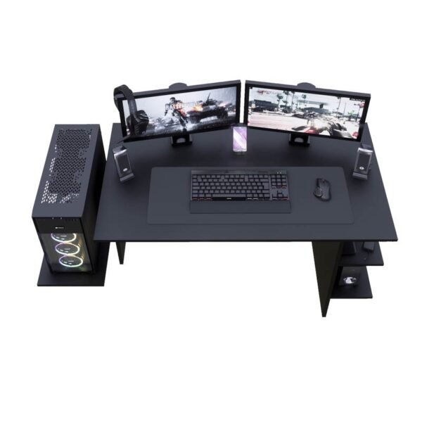 Escritorio Gamer 136 cm Negro Innovaciones Lumik