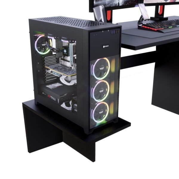 Escritorio Gamer 136 cm Negro Innovaciones Lumik