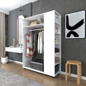 Closet Hogar 132 cm Blanco – Innovaciones Lumik