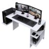 Escritorio Gamer GameDesk8 136cm Blanco