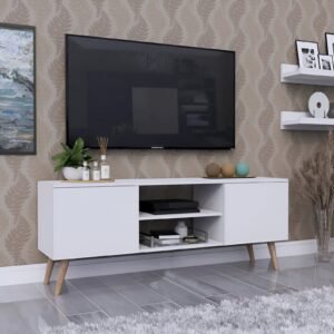 Centro de TV 150 cm Blanco – Innovaciones Lumik