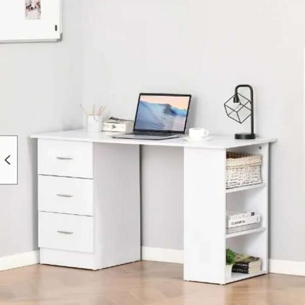 Escritorio de Oficina 125 cm Blanco Innovaciones Lumik