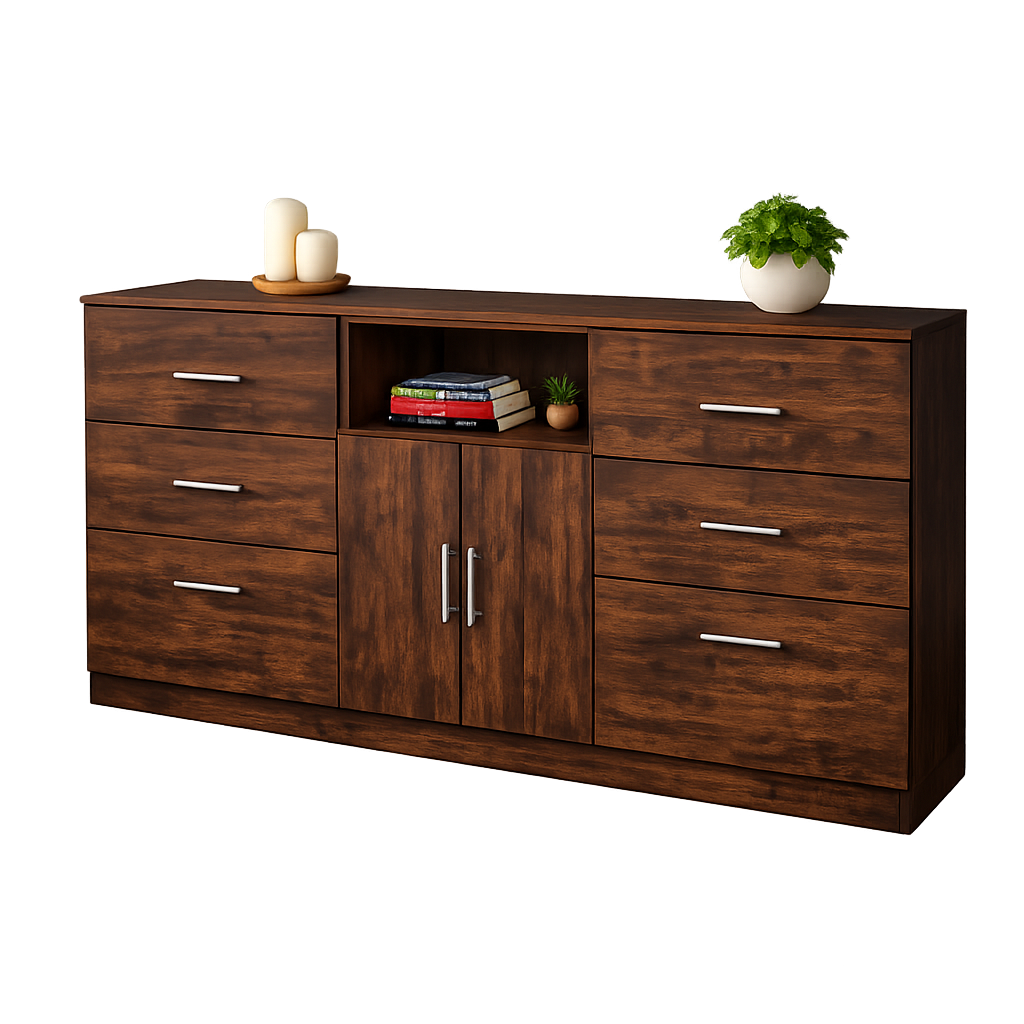 Cómoda Aparador Premium 170 cm con Cajones y Puertas – Mueble de Almacenamiento Profesional | Innovaciones Lumik - Imagen 2