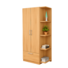 Ropero Moderno 180 cm con Repisas Laterales – Mueble Organizador de Dormitorio | Innovaciones Lumik