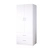 Ropero Blanco 180 cm con Cajones – Closet Organizador para Dormitorio | Innovaciones Lumik