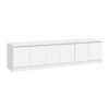 Mueble para TV Blanco de 6 Puertas 180 cm | Innovaciones Lumik